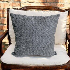 Chenille Zig-Zag Throw Pillow